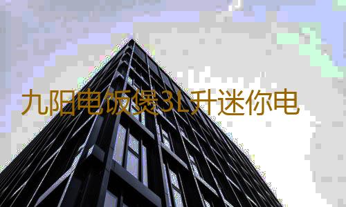 九阳电饭煲3L升迷你电饭锅小型家用智能官方正品旗舰店1-2人3-4人